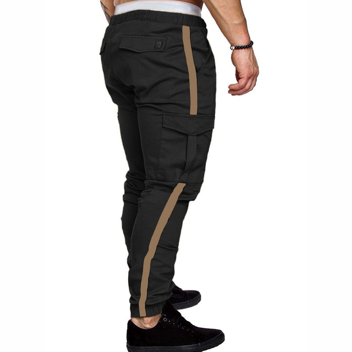 Cargo jogger pants for men with elastic waistband and practical pockets Lune London