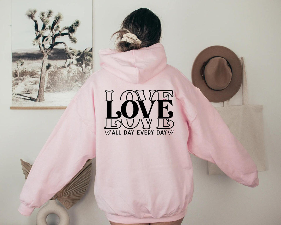 Women's hoodie with creative lettering Chic & Stil