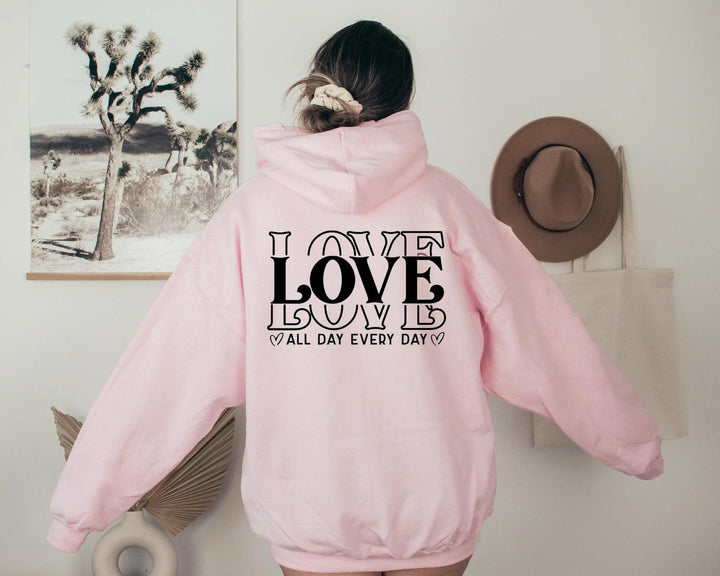 Women's hoodie with creative lettering Chic & Stil