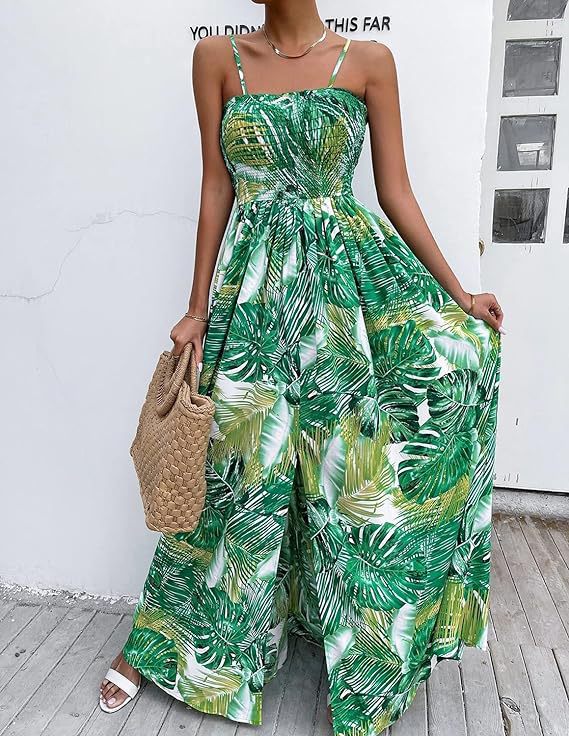 Maxi dress for women with adjustable spaghetti straps Lune London