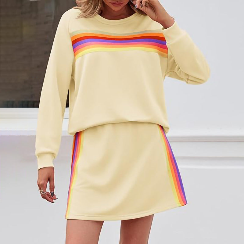Lune London Women's Sport Sweatshirt and Skirt Set