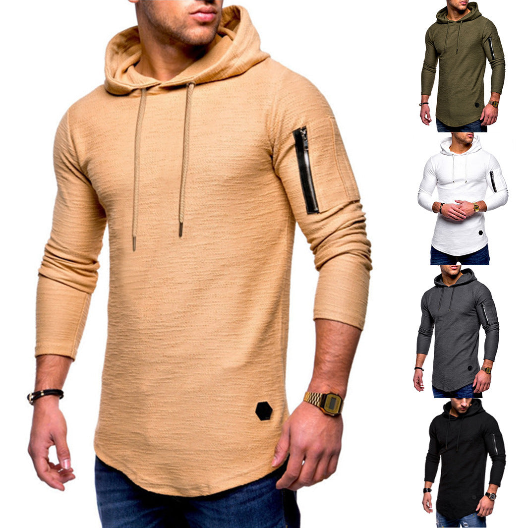 Men's Hoodie with modern zipper Lune London