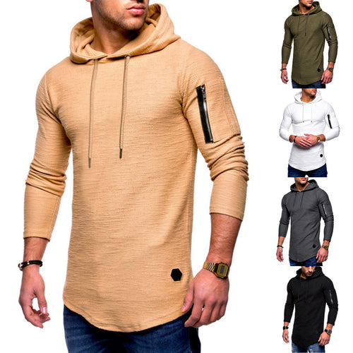 Men's Hoodie with modern zipper Lune London