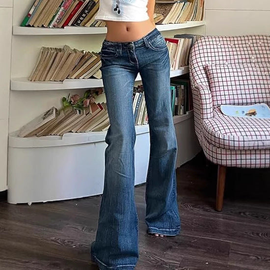 Women Bootcut Jeans with flexible fit and high waist Lune London