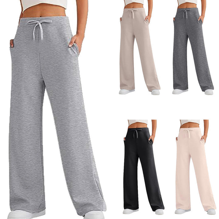 Ladies Comfortable and Trendy Leisure Pants with Wide Cut Lune London