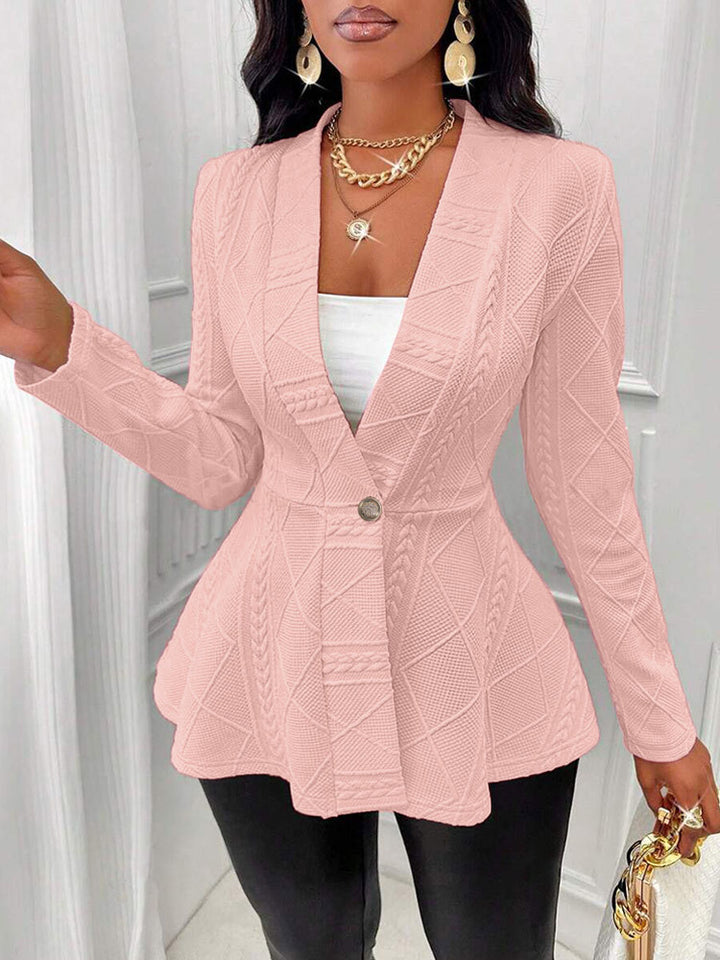 Elegant blazer jacket for women with structured design and fitted silhouette Lune London