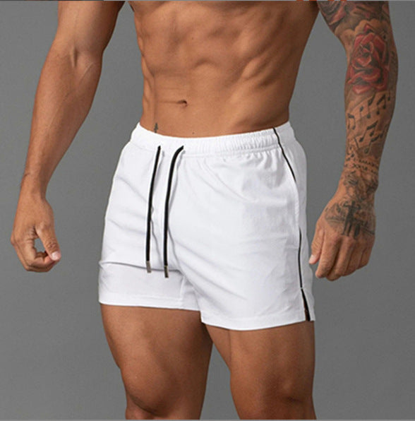 Shorts de bain sportifs pour hommes avec taille élastique et matériau à séchage rapide Lune London