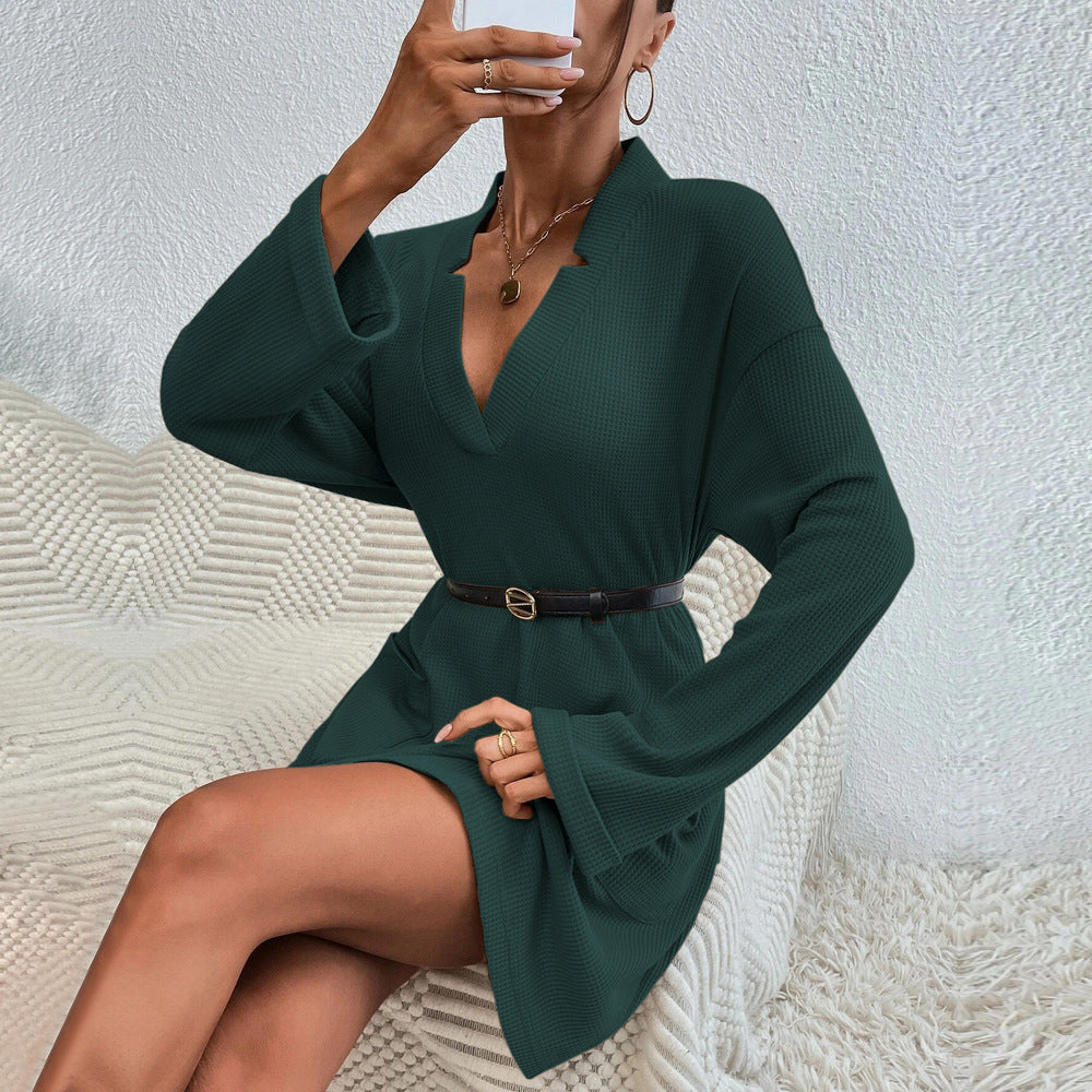 Robe tunique pour femmes avec coupe décontractée et poches pratiques Chic & Stil