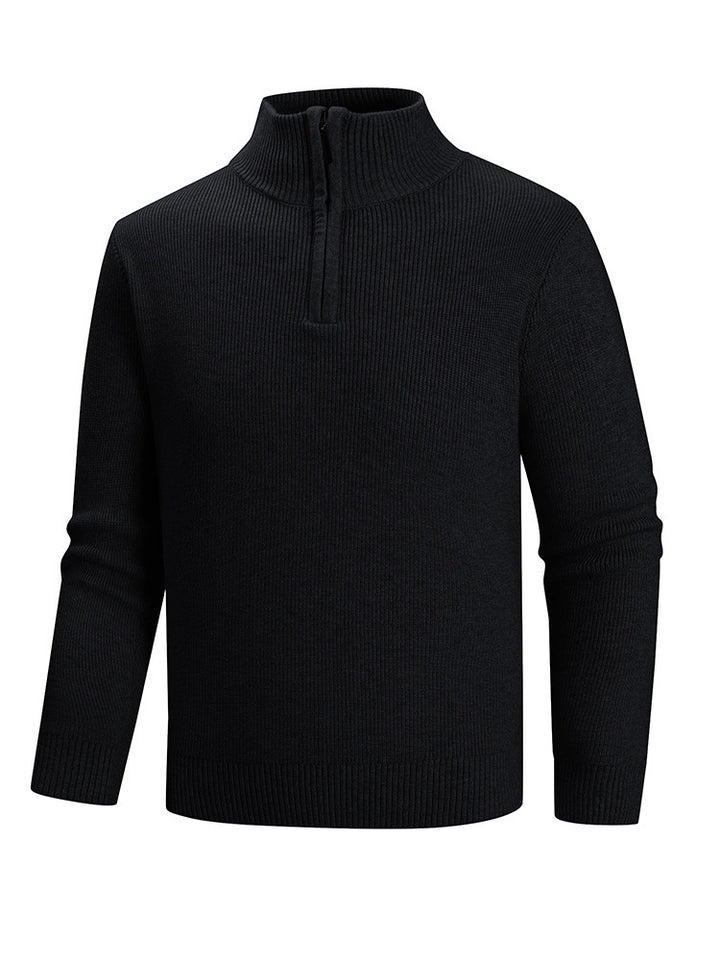 Knitted sweater for men with high collar Lune London