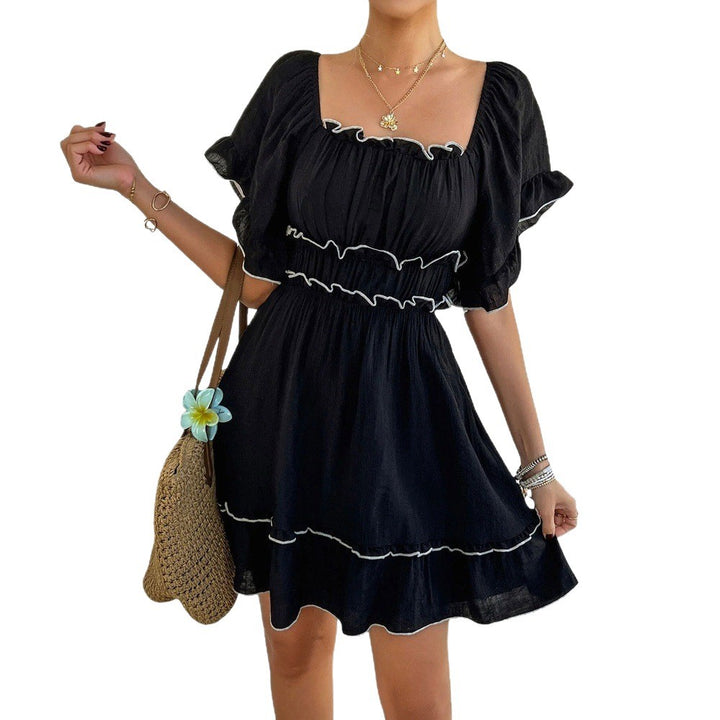 Robe d'été pour femmes avec des détails en volants Chic & Stil