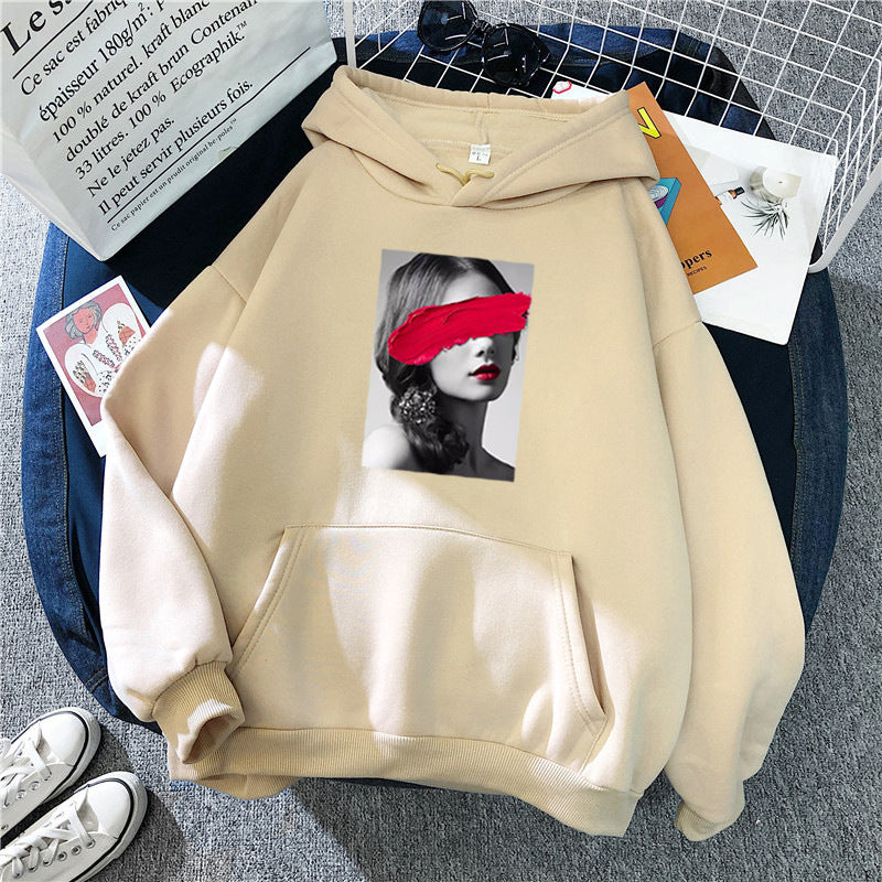 Women's hoodie with creative art design Chic & Stil
