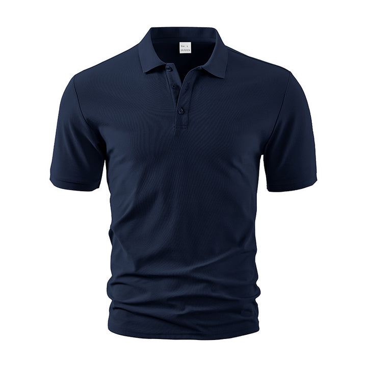 Men's polo in functional breathable material with a modern cut Lune London
