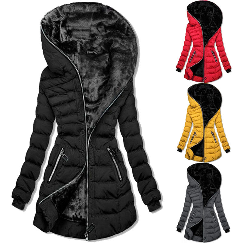 Quilted jacket for women with cozy lining and practical zipper Lune Londonl