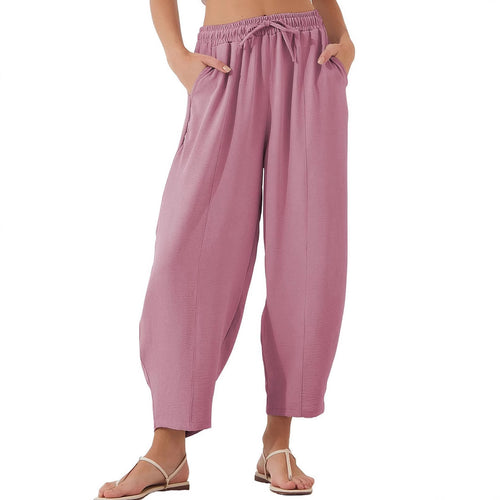 Women's lounge pants with elastic waistband and practical pockets Lune London