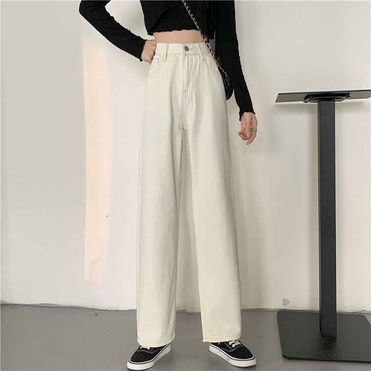 Jean large pour femmes à taille haute Chic & Stil