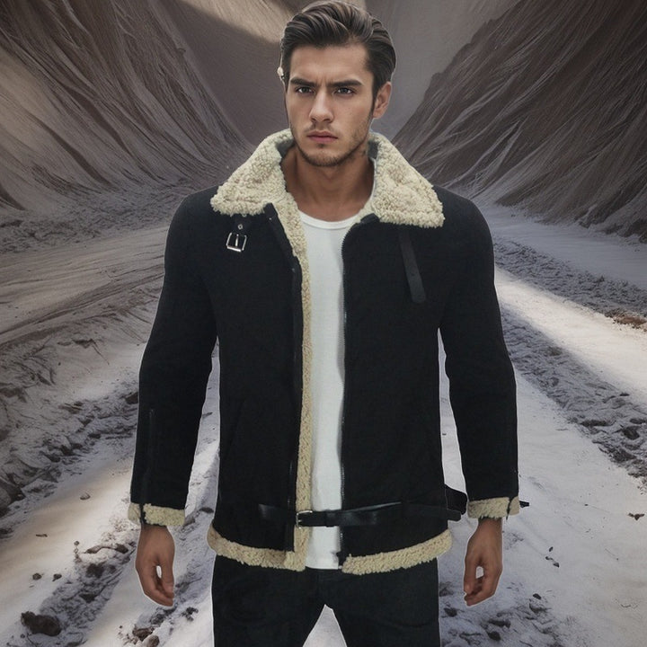 Luxurious sheepskin jacket for men Lune London