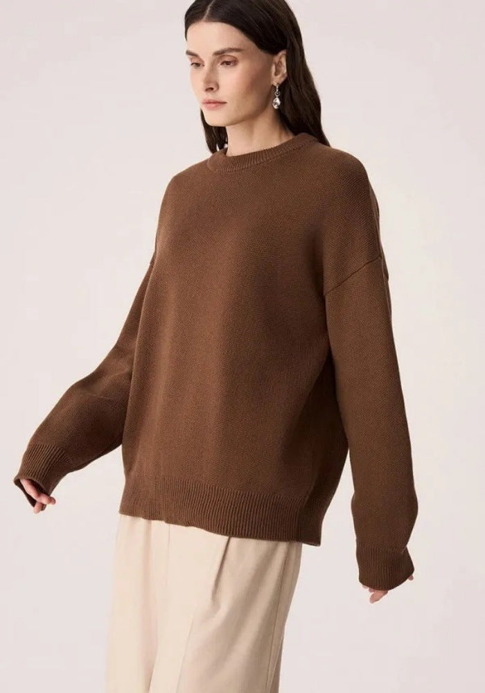 Casual sweater for women in fine cotton Lune London