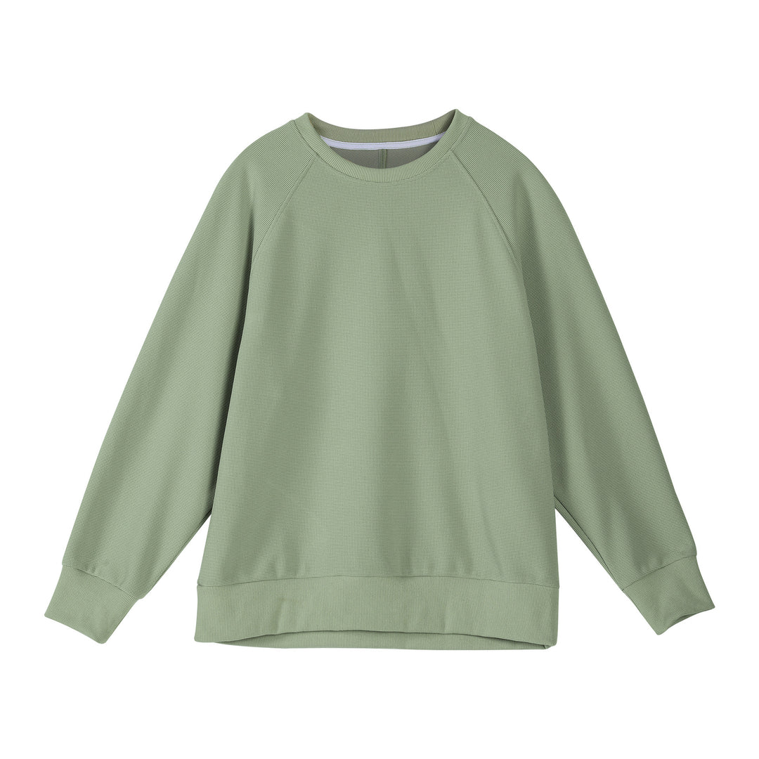 Sporty sweatshirt for women with innovative textures and a relaxed fit Lune London
