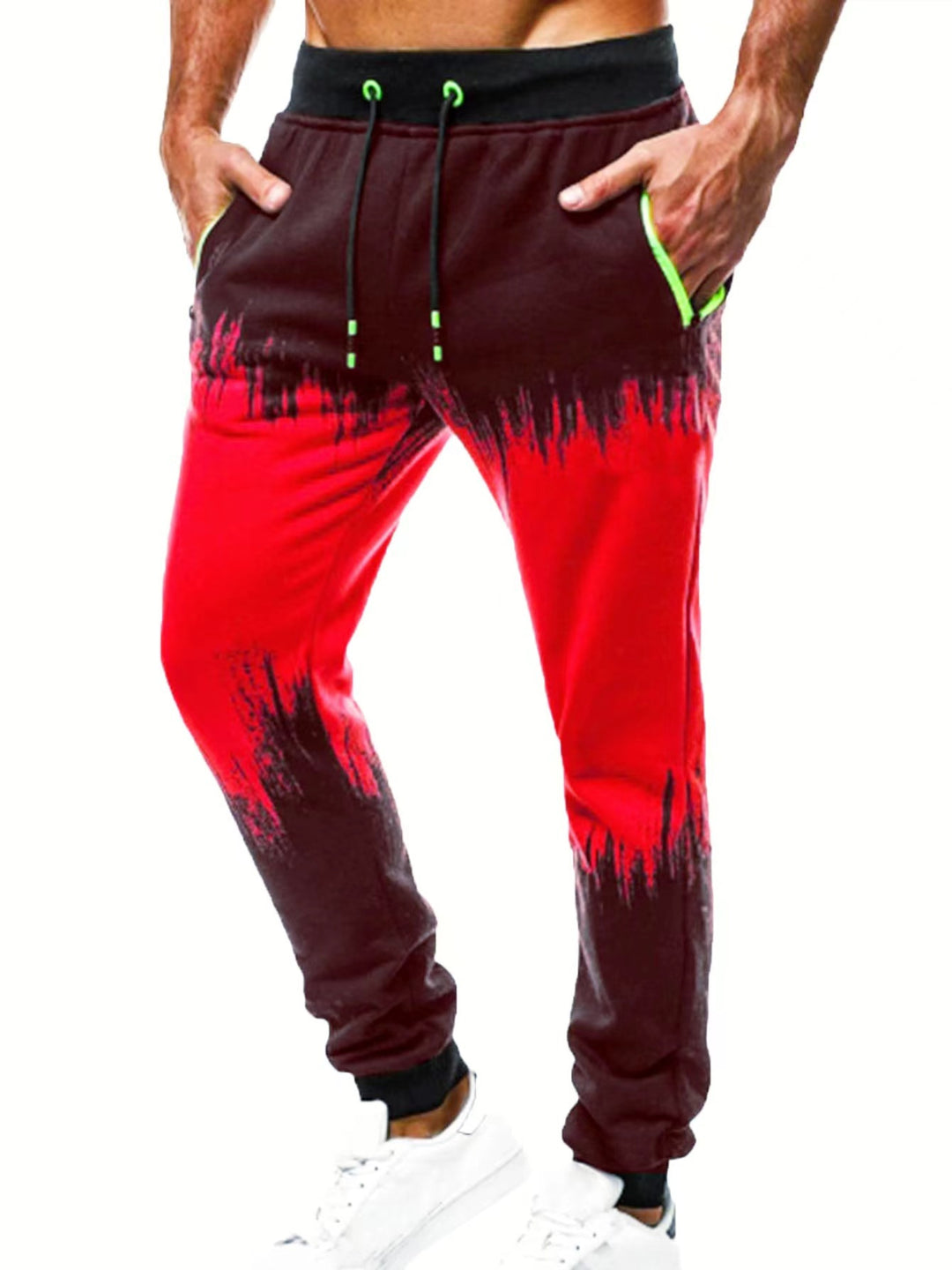 Men's sporty joggers with modern color gradient effects Lune London
