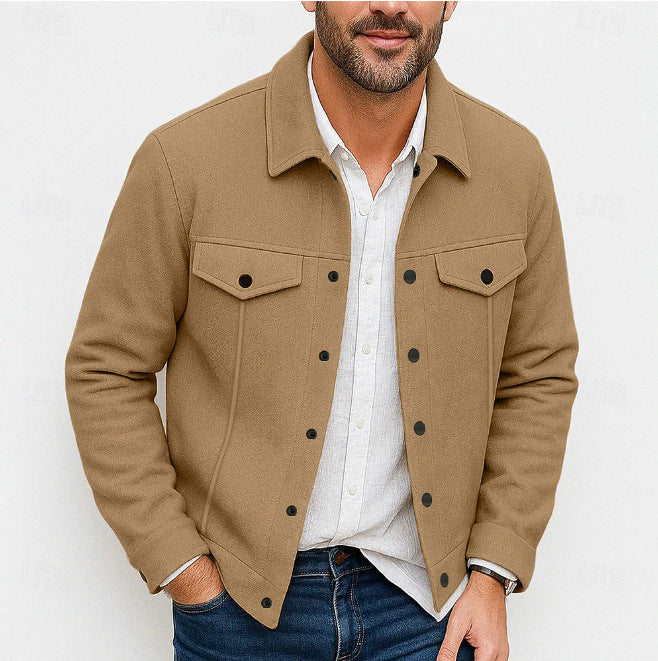Stylish utility jacket for men with padded pockets Lune London