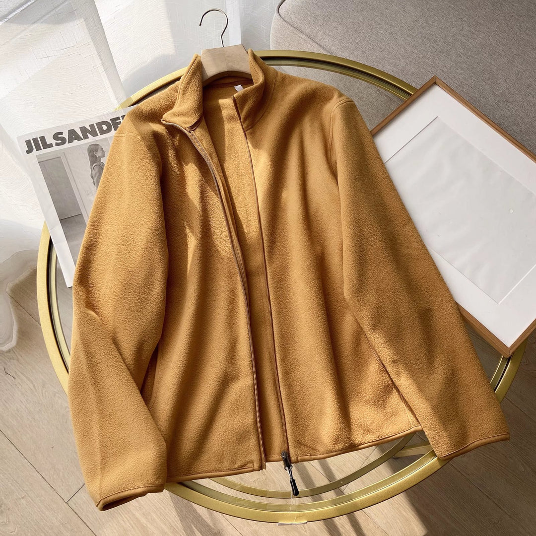 Veste en polaire pour femmes avec solution innovante de col haut Chic & Stil