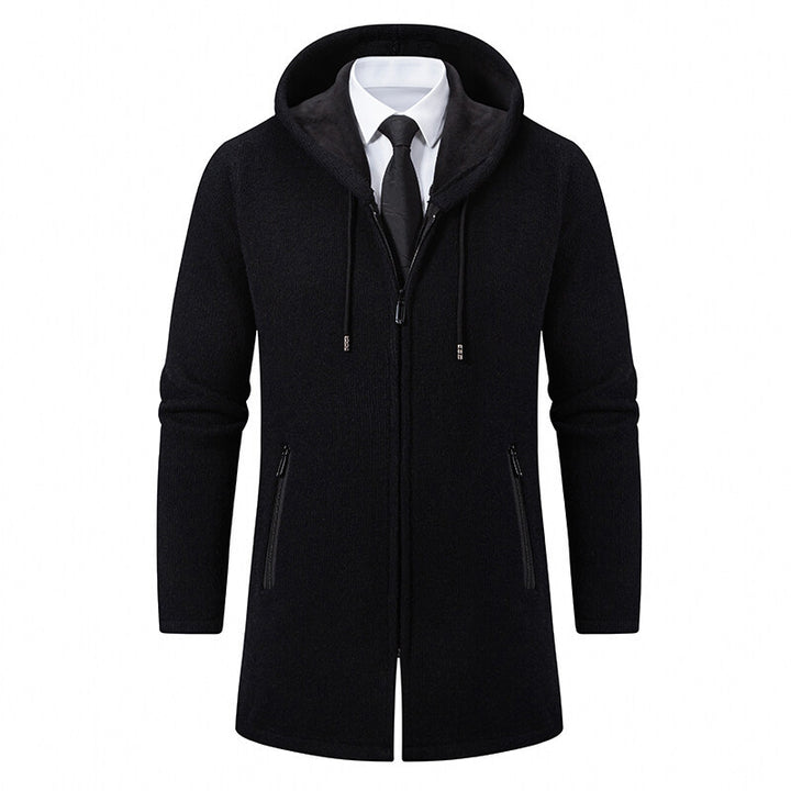 Men's urban jumpsuit in stylish hooded jacket with chic zipper Lune London