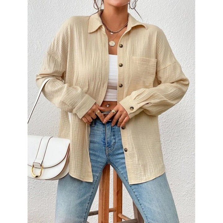 Casual overshirt for women with button details Lune London