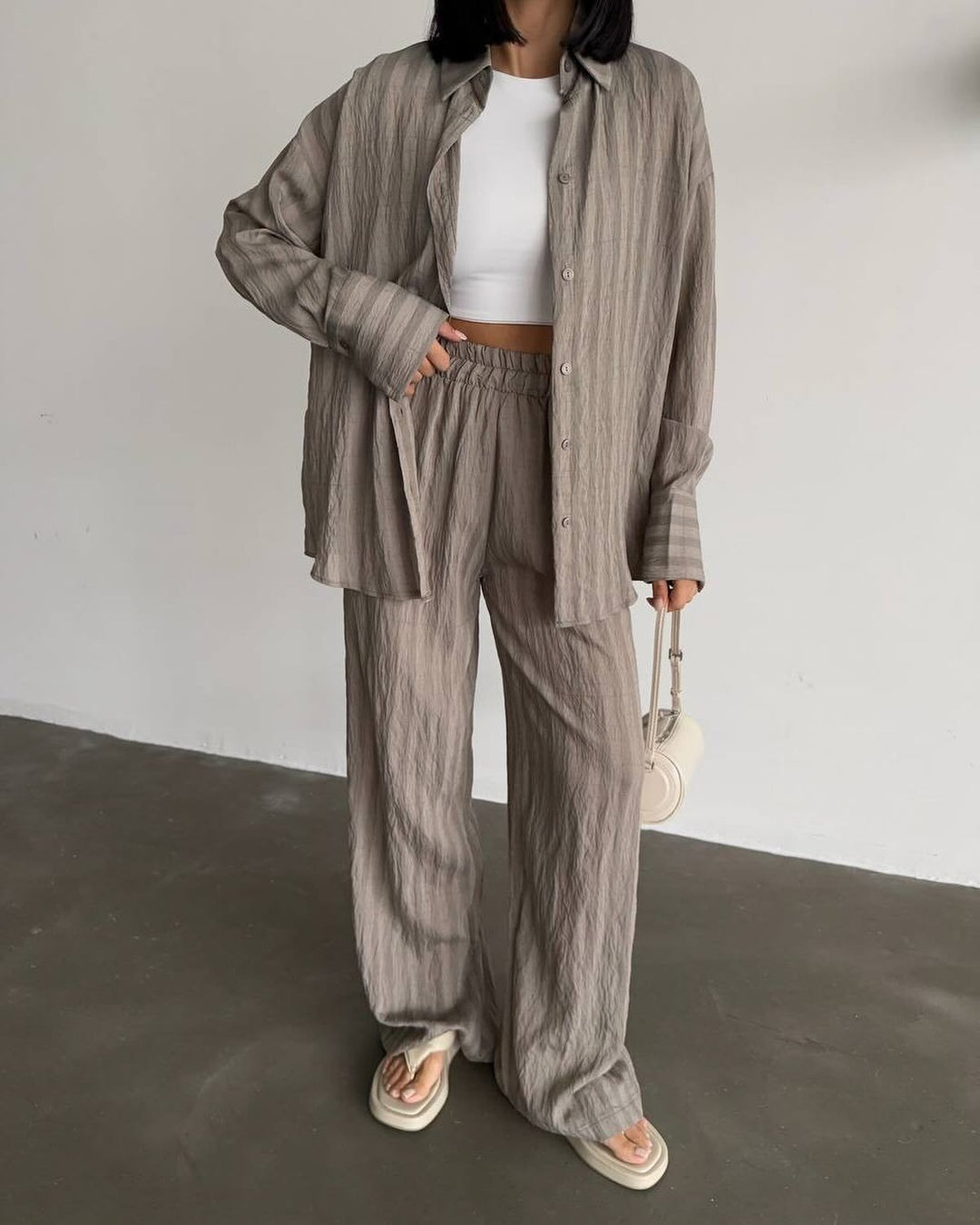 Lune London Women's Casual Shirt and Pant Set