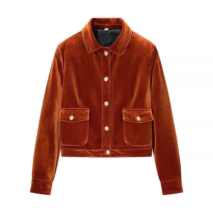 Veste en velours pour femmes avec coupe confortable Chic & Stil