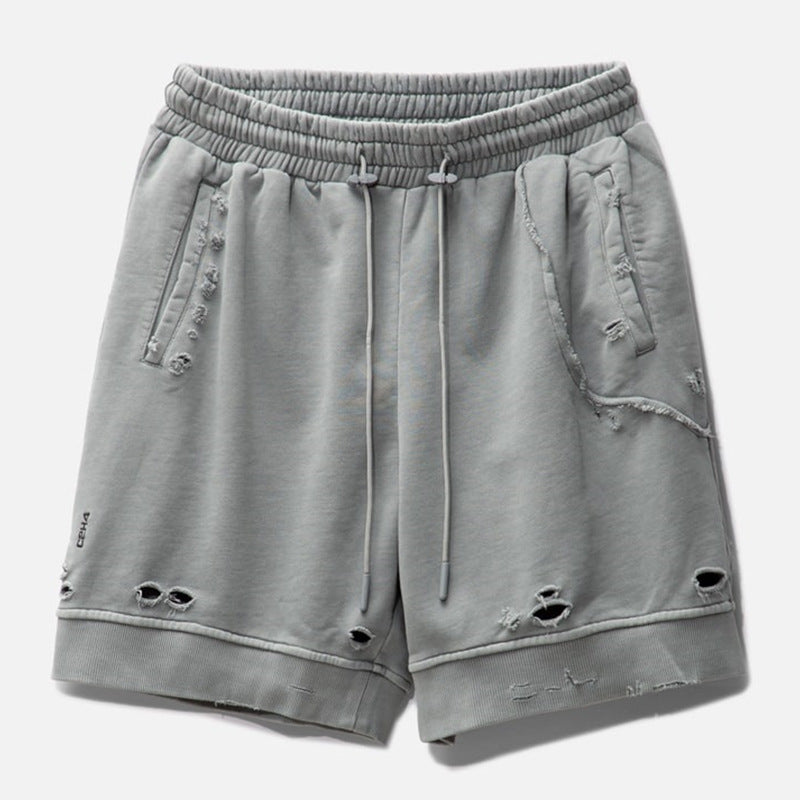 Shorts D détruits à la mode pour femmes Lune London