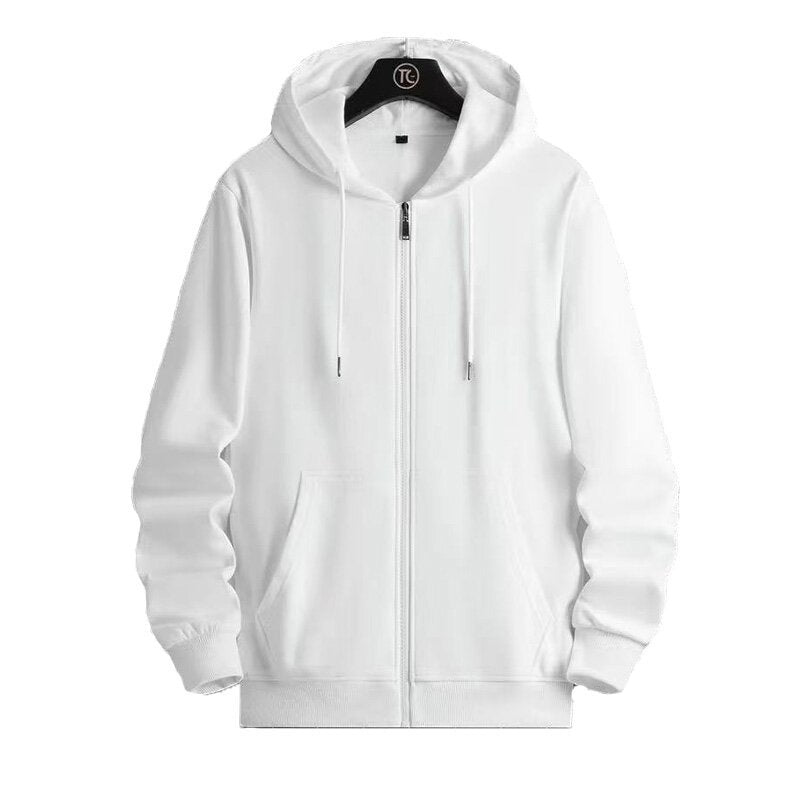 Hooded jacket for women with full zip and soft cotton blend Lune London