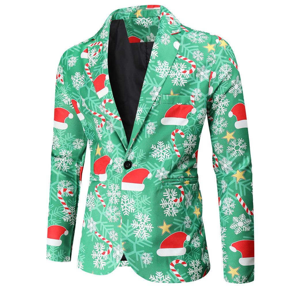 Party blazer for men with Christmas pattern and modern cut Lune London