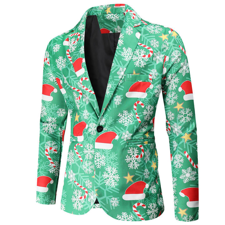 Party blazer for men with Christmas pattern and modern cut Lune London