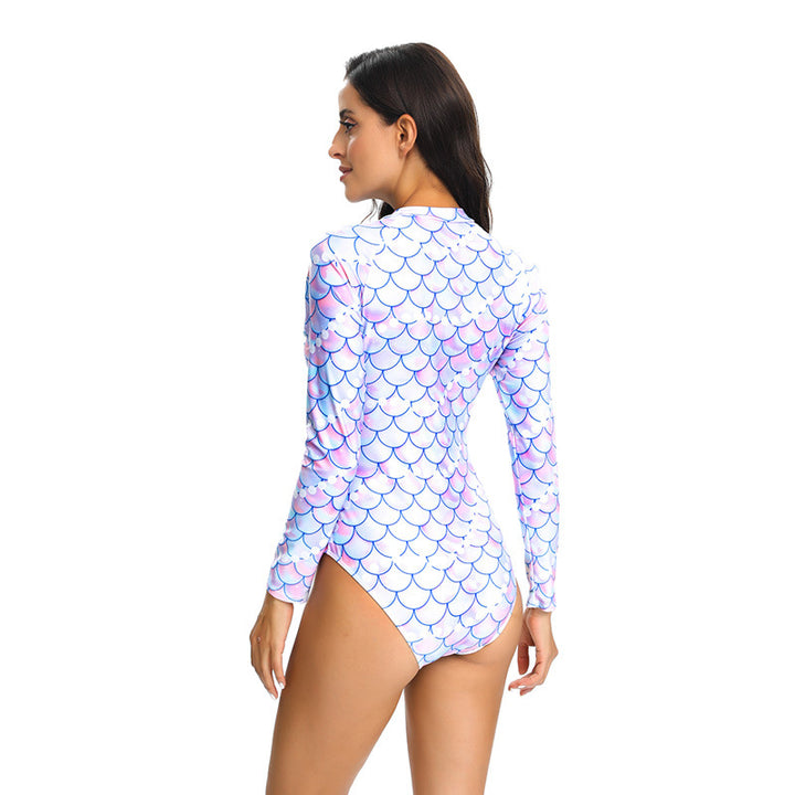 Swimsuit women UV protection long sleeves and zipper Lune London