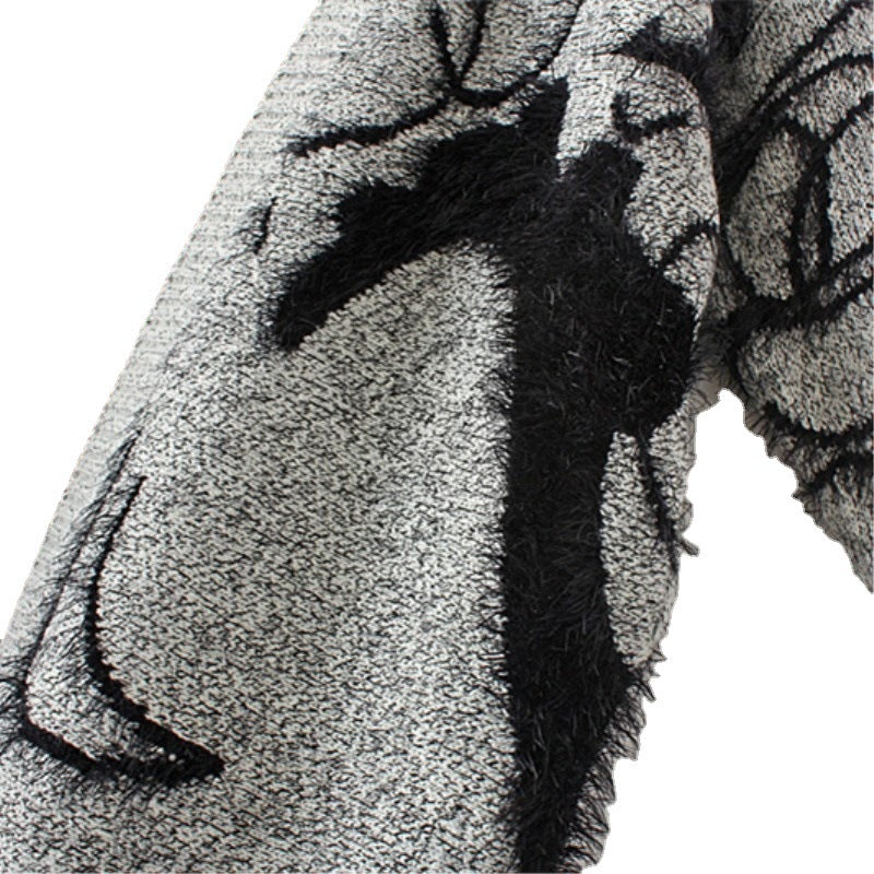 Knitted dress for women with artistic design and elegant silhouette Lune London