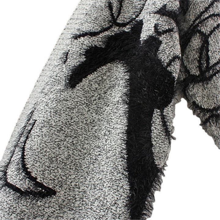 Knitted dress for women with artistic design and elegant silhouette Lune London