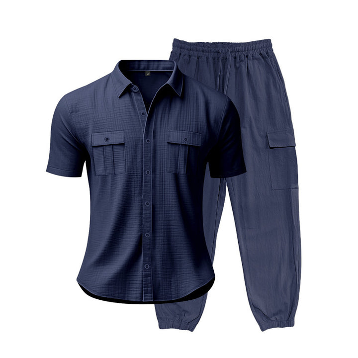 Fashionable short suit for men with practical pockets Lune London