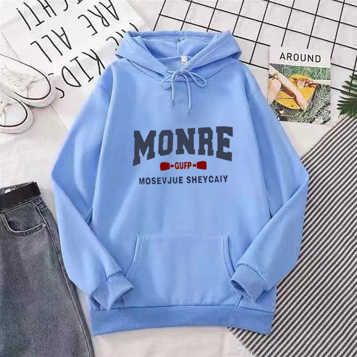 Women's hoodie with stylish lettering Chic & Stil