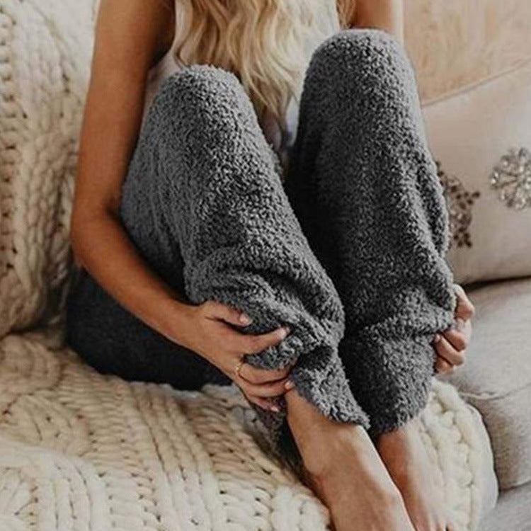 Women's Comfortable Plush Lounge Pants Lune London