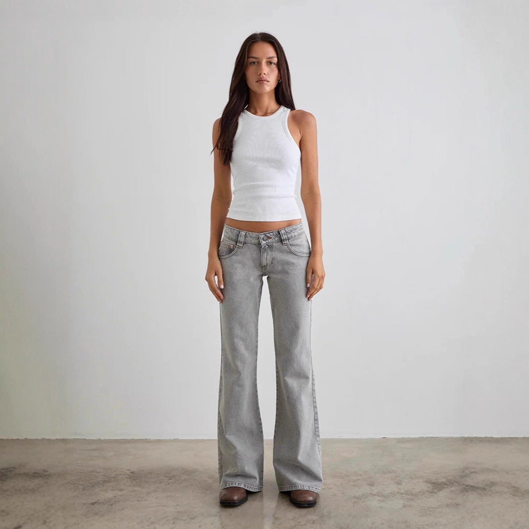 Women's bootcut jeans with high waist and trendy cut Lune London