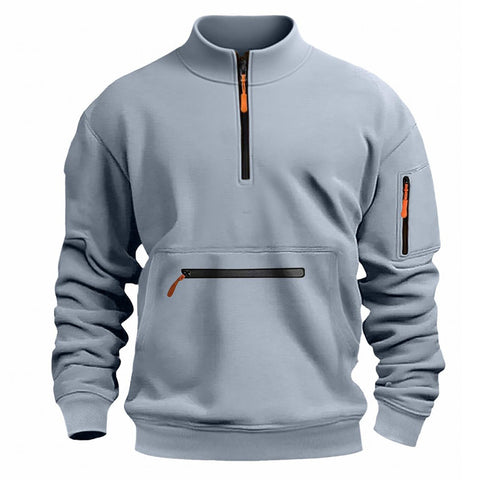 Men's functional sweatshirt with zipper Lune London