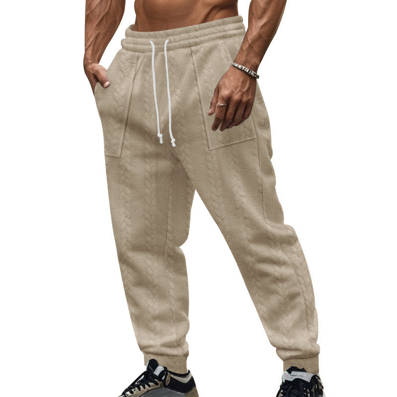 Casual men's sweatpants with textured design Lune London
