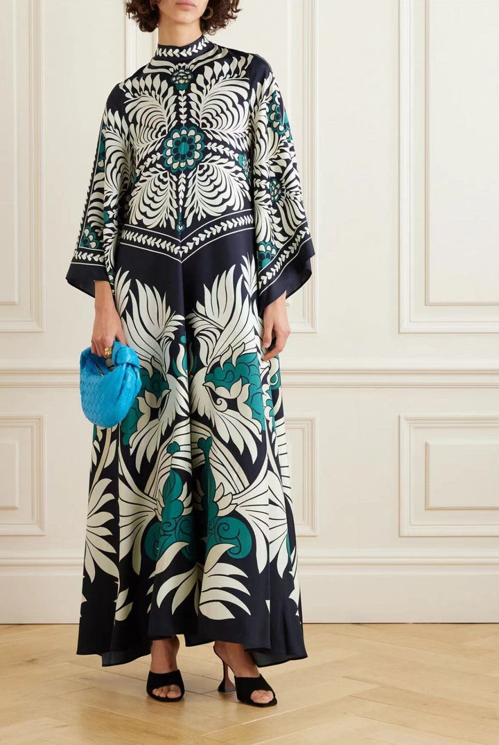 Lune London | Printed Three-Quarter Sleeve Dress