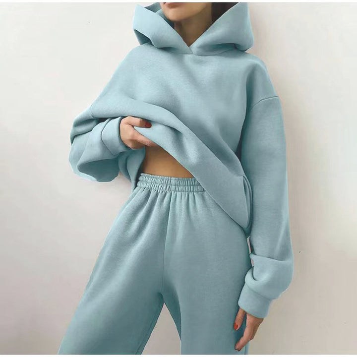 Women Chic and Stylish Hoodie and Jogging Pants Set