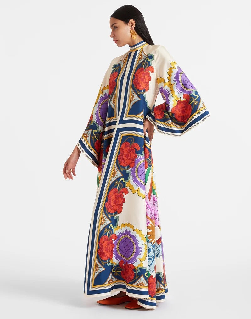 Lune London | Printed Three-Quarter Sleeve Dress