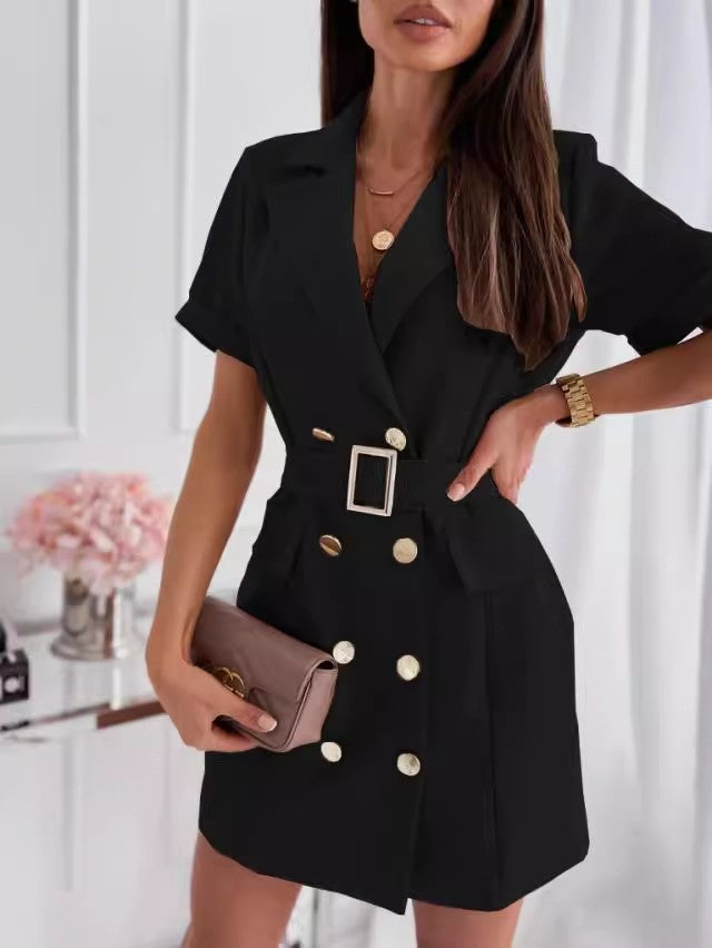 Lune London Women's Belted Blazer Dress