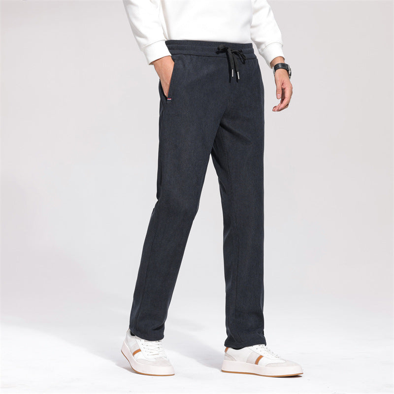 Comfortable leisure pants for men with adjustable elastic waistband Lune London