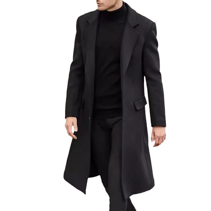 Elegant classic long coat for men Lune London