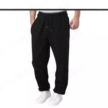 Comfortable men's jogger pants with elastic waistband and side pockets Lune London