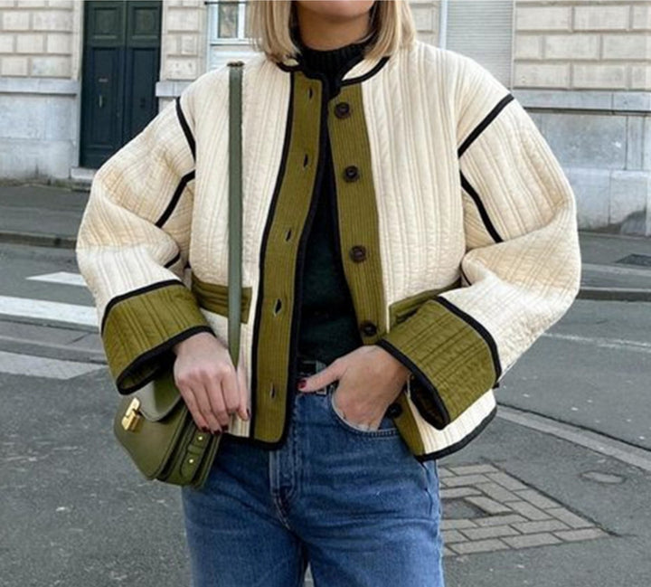 Ladies trendy quilted jacket Lune London